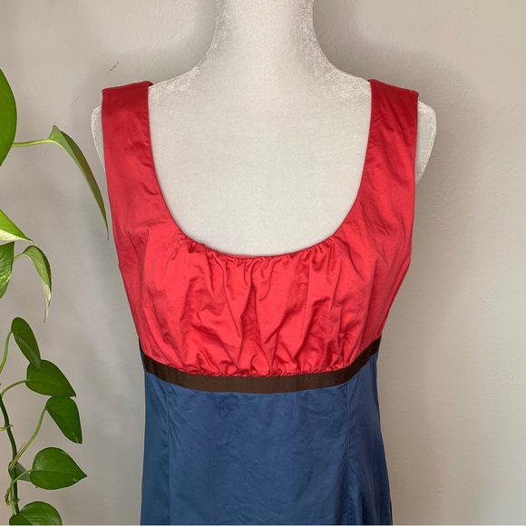 Boden Color Block Sheath Dress Size UK 14R=US 10R - Picture 4 of 10